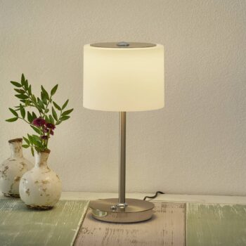 BANKAMP Grazia stolná LED lampa, ZigBee, hliník