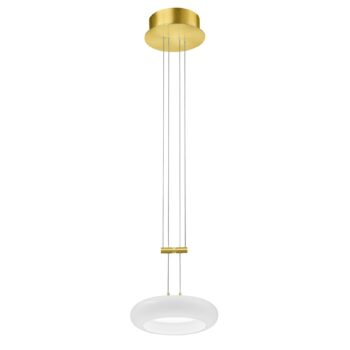 BANKAMP Centa závesná lampa 1-pl., 20 cm mosadz