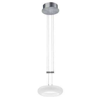 BANKAMP Centa závesná lampa 1-plameňová 20cm nikel