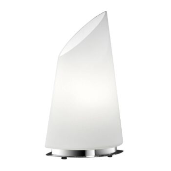 BANKAMP Sail stolná lampa zo skla, výška 42 cm dim