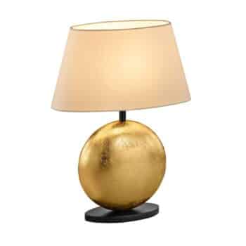 BANKAMP Mali stolná lampa krémová/zlatá výška 41cm
