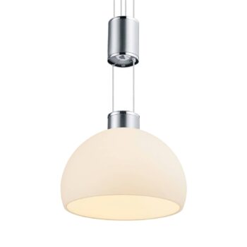 BANKAMP Meisterwerke závesná lampa 3-pl. nikel