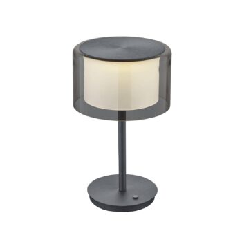 BANKAMP Grand stolná LED lampa, ZigBee, antracit