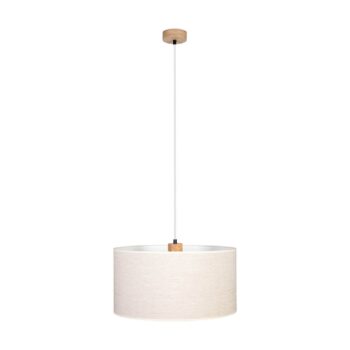 Závesná lampa Canvas ľanové tienidlo Ø50cm okrúhle - Image 2