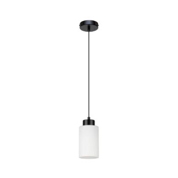 Závesná lampa Vitrio, 1-plameňová, čierna/biela - Image 2