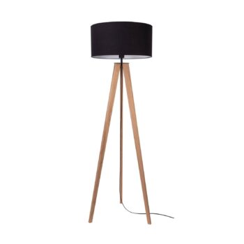 Stojaca lampa Maira trojnožka olejovaný dub čierna - Image 2