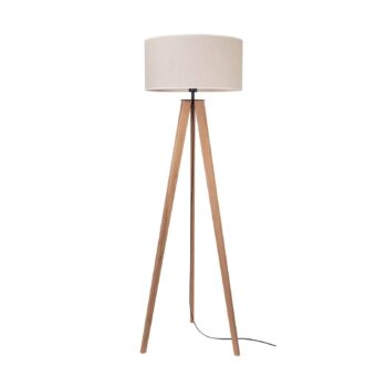 Stojaca lampa Maira trojnožka olejovaný dub béžová - Image 2