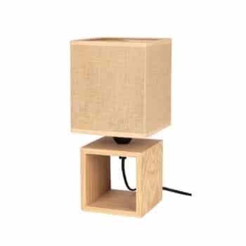 Stolová lampa Monas, olejovaný dub, béžová - Image 2