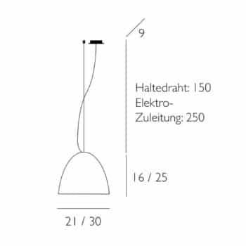 Casablanca Bell závesná lampa 1-plameňová 30 cm - Image 2