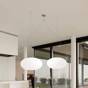 Casablanca Aih – závesná lampa 2-pl. biela matná - Image 3
