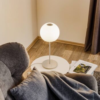 Casablanca Ball stolová lampa, výška 49 cm - Image 2