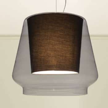Casablanca Aleve L lampa, tienidlo dymové sklo - Image 3
