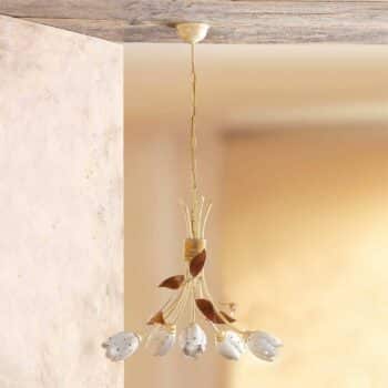 5-plameňová kvetinová závesná lampa TULIPANO - Image 4