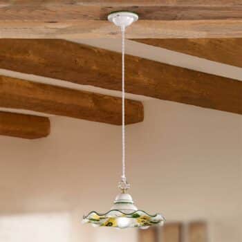 Závesná lampa GIRASOLA šarm vidieckeho domu 32 cm - Image 4