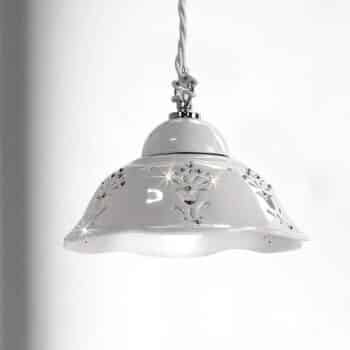 Závesná lampa Guiliano keramické tienidlo 20,5 cm - Image 3