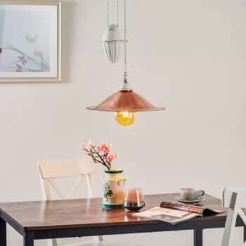 Medená závesná lampa Luisa - Image 3