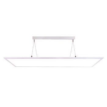 Závesné LED svietidlo 3420, hranaté 4 000 K hliník - Image 2