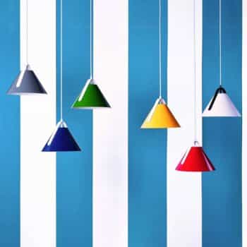 Závesná lampa Diversity v listovej zelenej