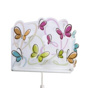 Detské nástenné svetlo Butterfly, kábel a zástrčka - Image 2