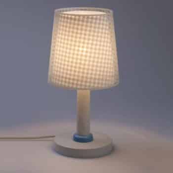 Detská stolná lampa Vichy modrá - Image 2