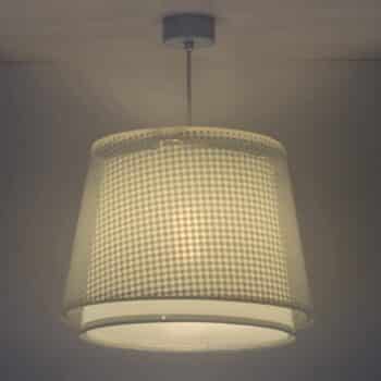 Detská závesná lampa Vichy, 1-pl., modrá - Image 2