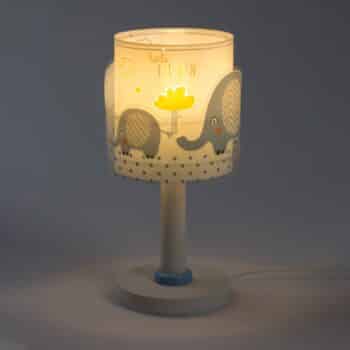 Detská stolná lampa Little Elephant, modrá
