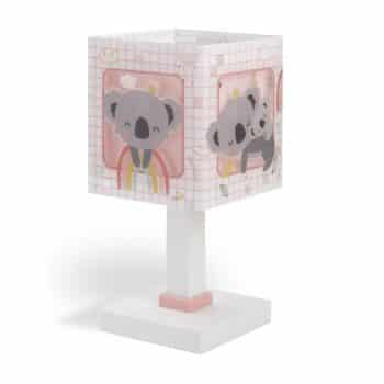 Detská stolná lampa Koala, ružová - Image 2