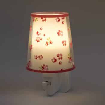 Detské nočné LED svetlo Dream Flowers, ružová