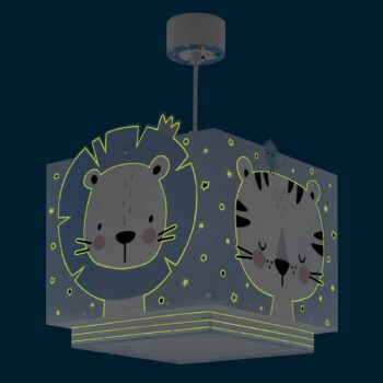 Dalber Baby Jungle detská závesná lampa, modrá - Image 2