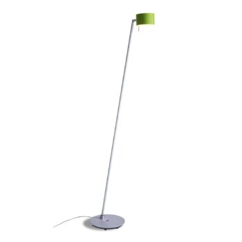 Stojaca LED lampa CAI, stmiev., jablko/biela vlna