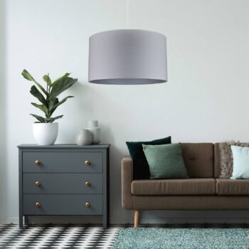 Závesná lampa Canvas, svetlosivá - Image 2