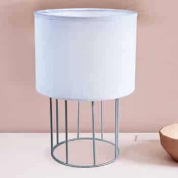 Stolná lampa Carla S, biela