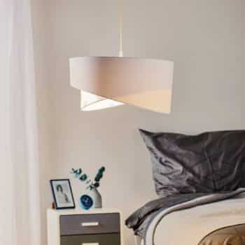 Závesná lampa Cello s hviezdami, biela/sivá - Image 2