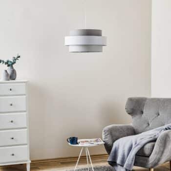 Závesná lampa Space, sivá/antracit - Image 2