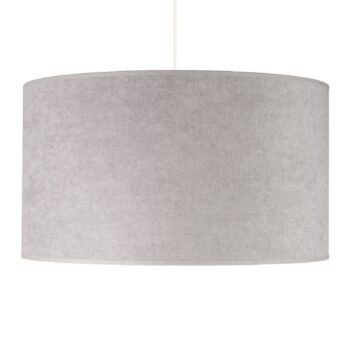 Závesná lampa Bristol, tkaný vzor, sivá - Image 2