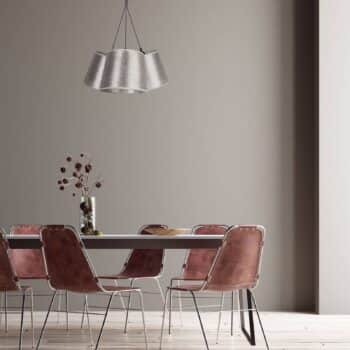 Závesná lampa Rossa, 3-plameňová, strieborná - Image 2