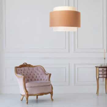 Závesná lampa Soho, ekru/kapučíno - Image 2