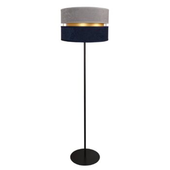 Stojaca lampa Duo modrá/sivá/zlatá 145 cm - Image 2