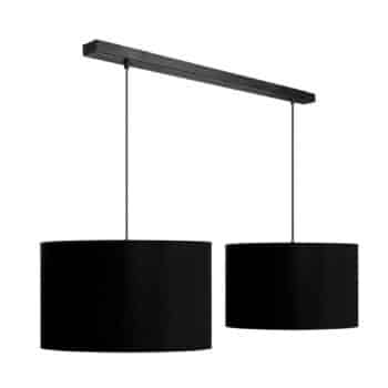 Závesná lampa Roller čierna/zlatá Ø 45 cm 2-pl. - Image 2