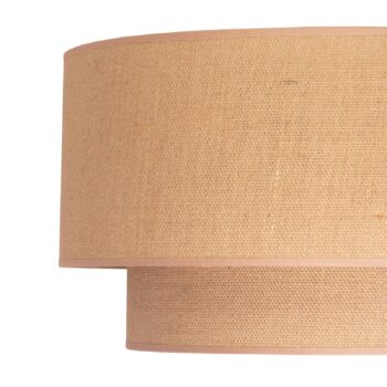 Stropné svietidlo Boho jute prírodná hnedá Ø 60 cm