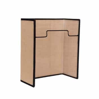 Nástenné svietidlo Jute&black hnedá, hranaté - Image 2
