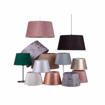 Tienidlo na lampu Cone výška 22,5 cm, hnedá/zlatá - Image 2