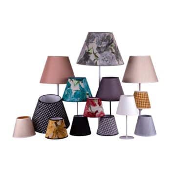 Tienidlo na lampu Sofia výška 15,5 cm, veroni sivá - Image 2