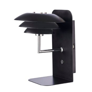 Dyberg Larsen DL20 USB Shelf nást. svetlo čierna