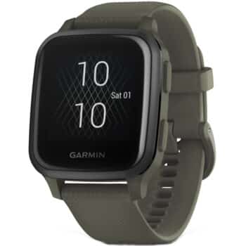 GARMIN Venu Sq Music, Slate/Green Band