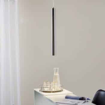 Závesná lampa Fluke chróm