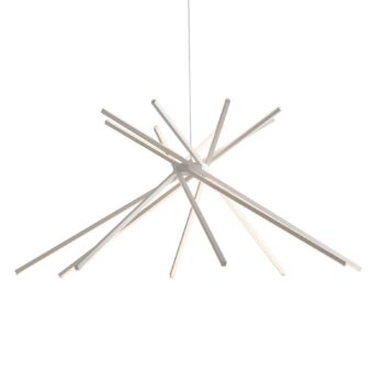 Závesné LED svietidlo Shanghai 8-pl. 4 000 K biele