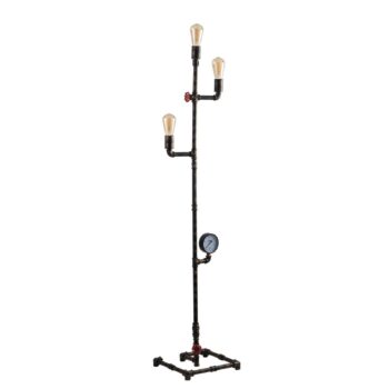Stojaca lampa Amarcord, hrdzavo-hnedá, 3-pl.