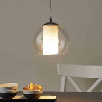 Vznešená sklenená závesná lampa Bolsano - Image 3