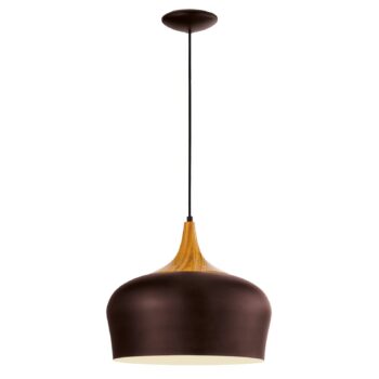 Závesná lampa Obregon v hnedej - Image 4